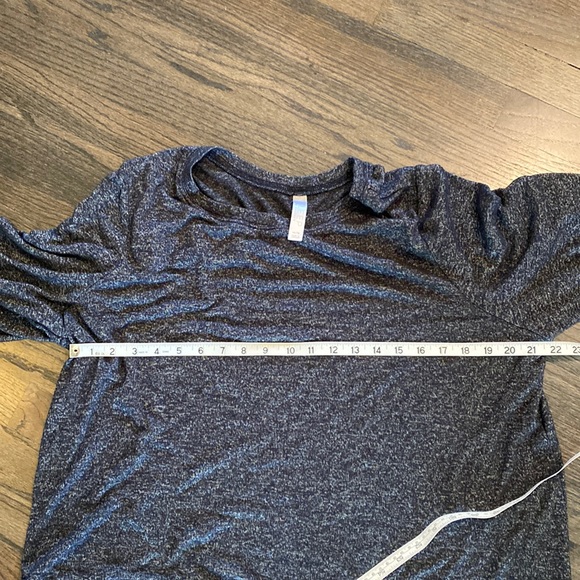 Cacique Sleep Shirt Gray Purple 14 16 EUC - Picture 4 of 5